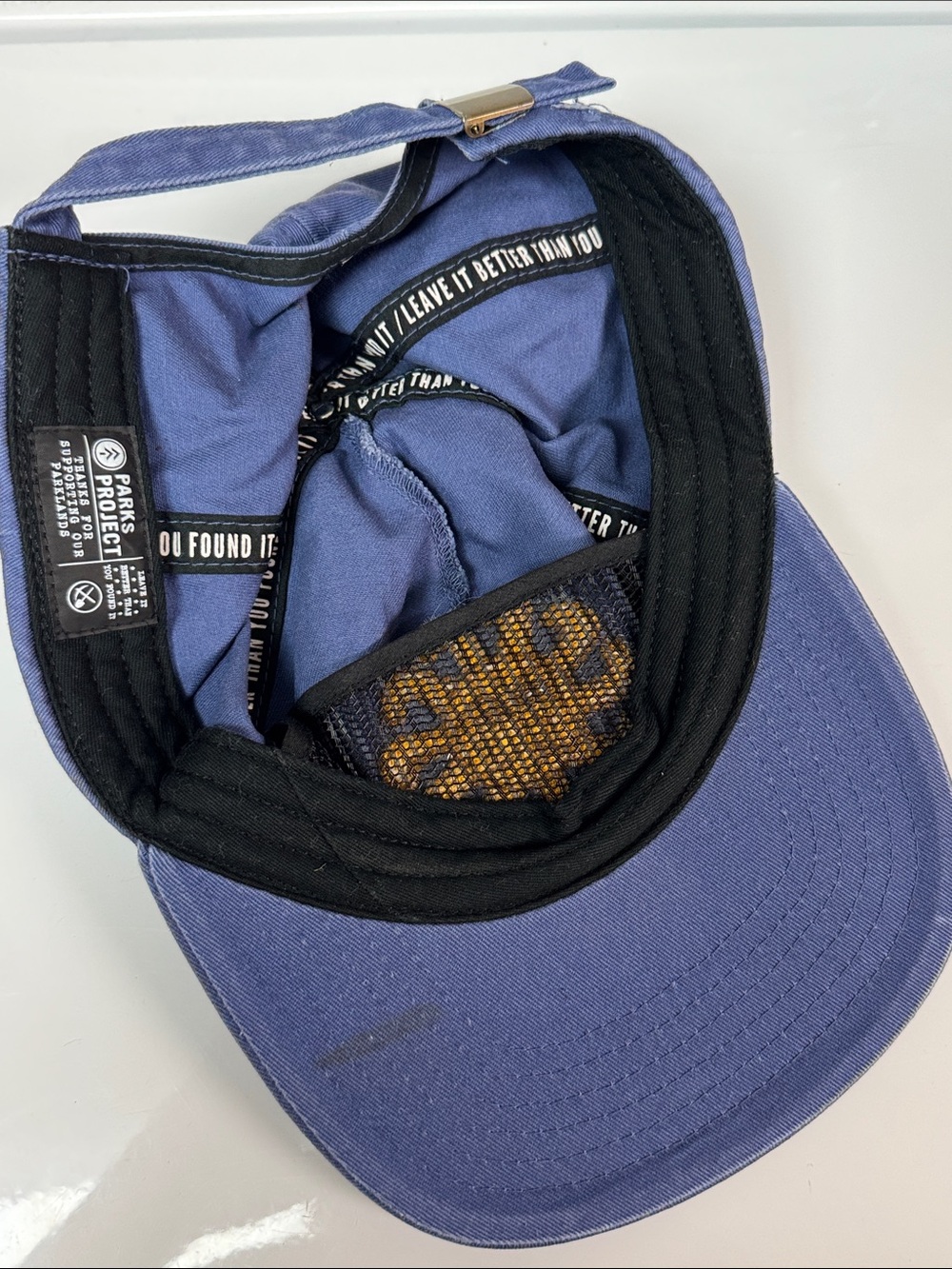 Parks Project Chenille Sun Patch Outdoorsy Summer Hat Adjustable Casual Granola - Picture 4 of 5